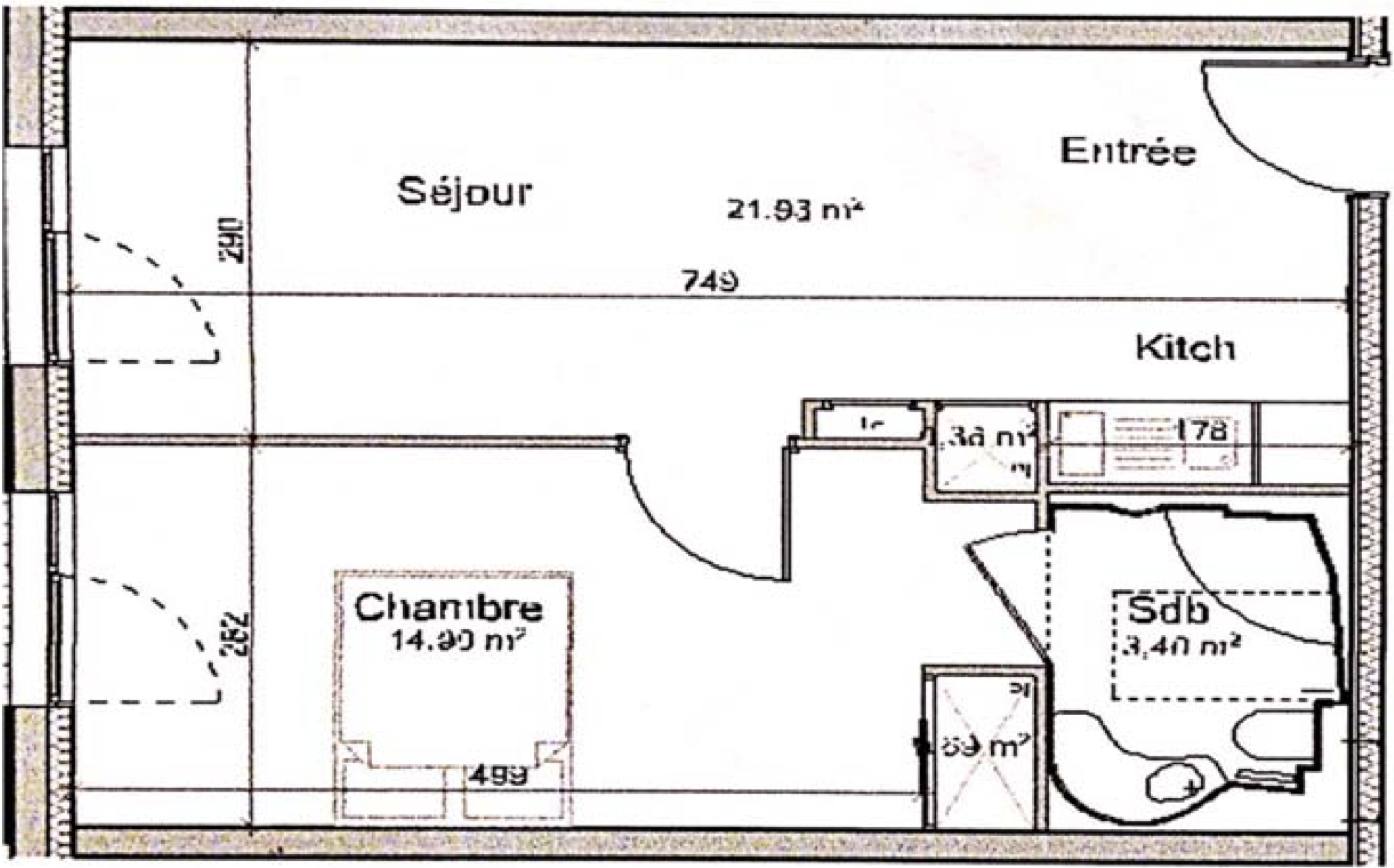 Schéma de l'appartement